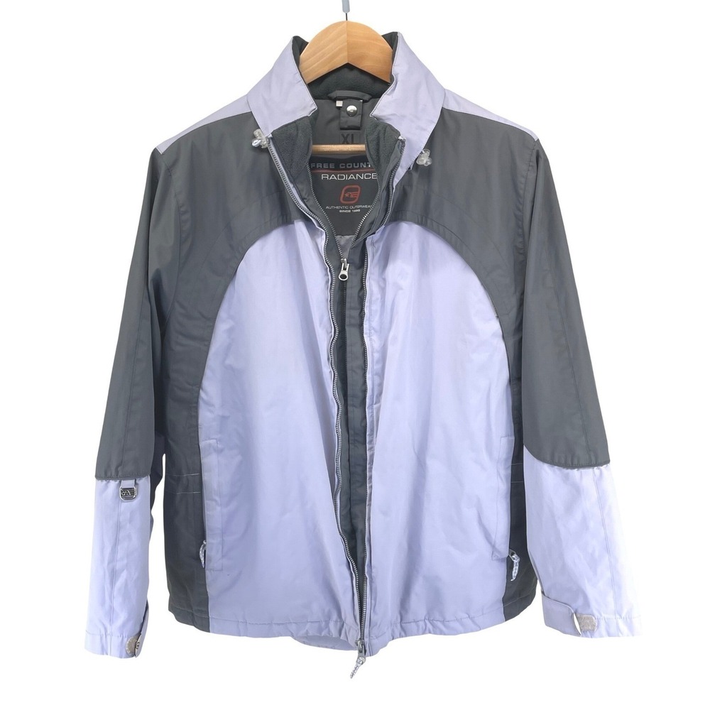 Free Country Radiance Ski Jacket Womens XL Insulated Winter Snow Gray **READ**